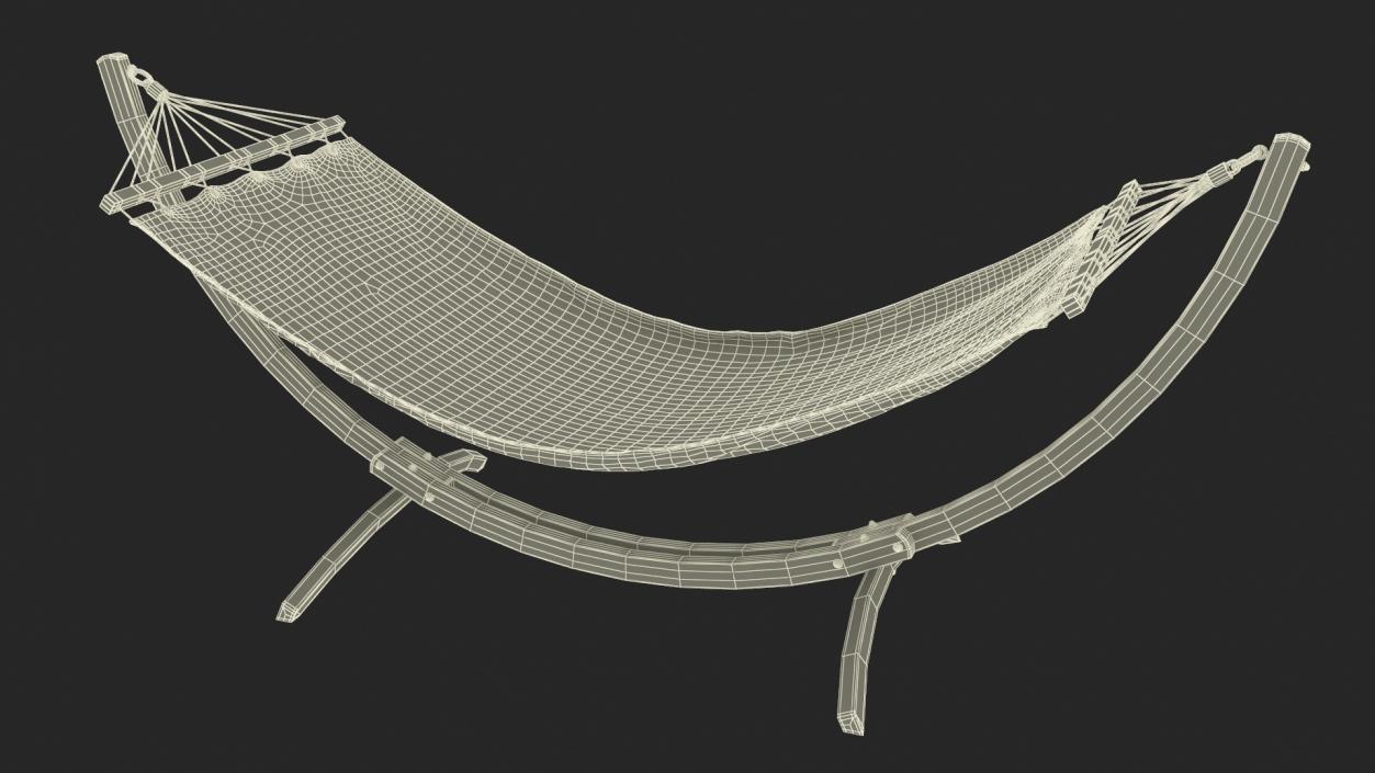 Bow Hammock Stand 2 3D model