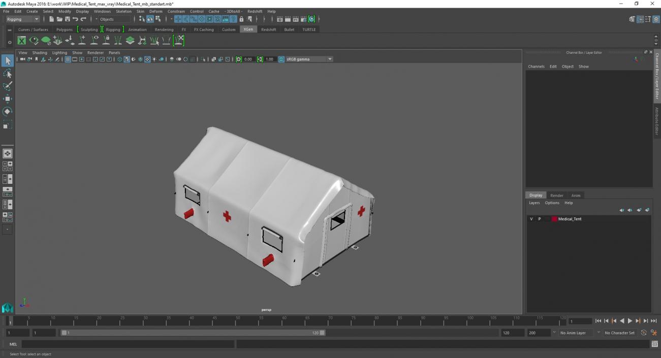 Medical Tent 2 3D model