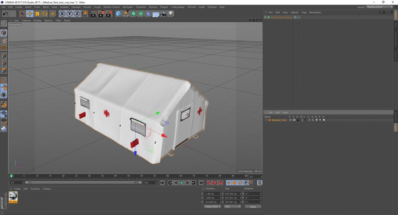 Medical Tent 2 3D model