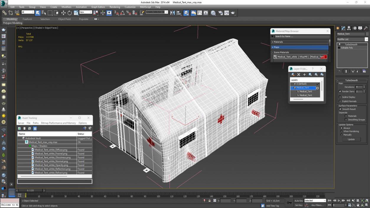 Medical Tent 2 3D model