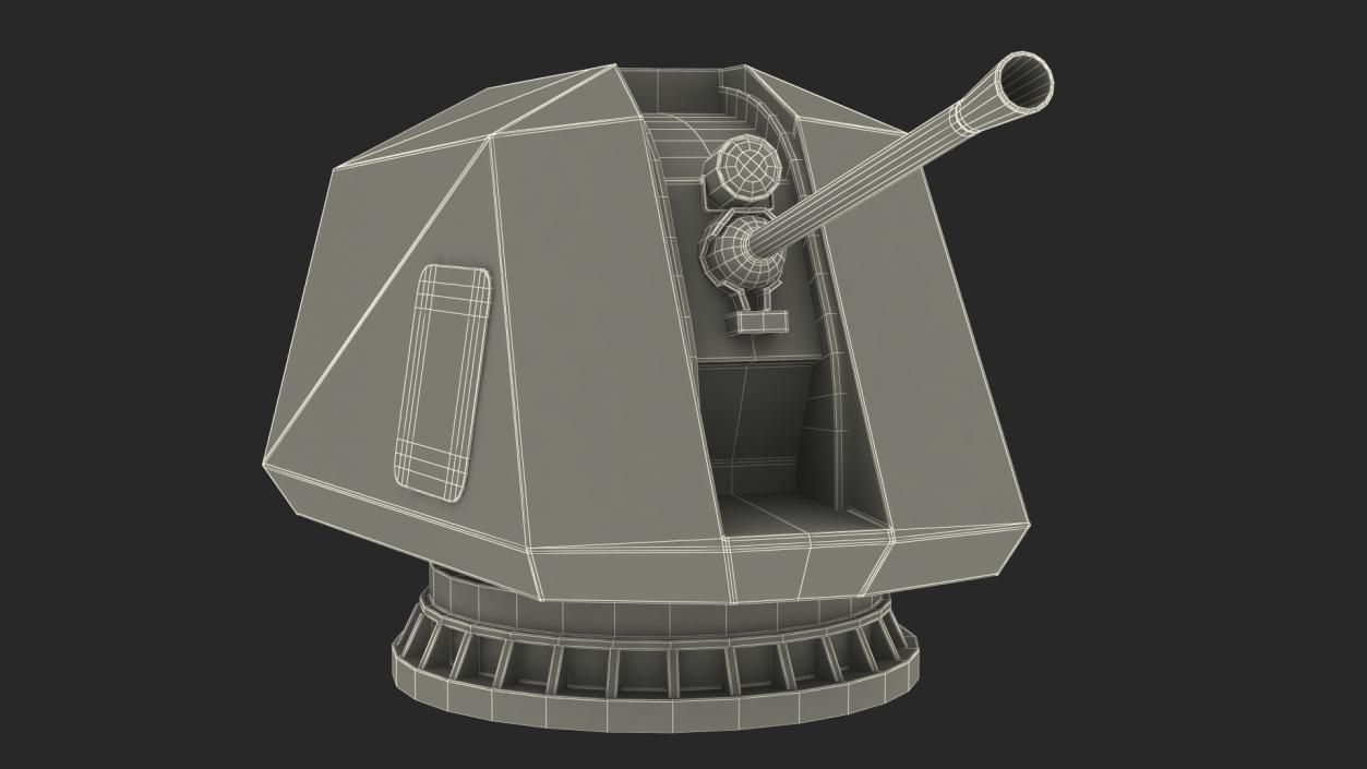 3D Turret Gun Station model