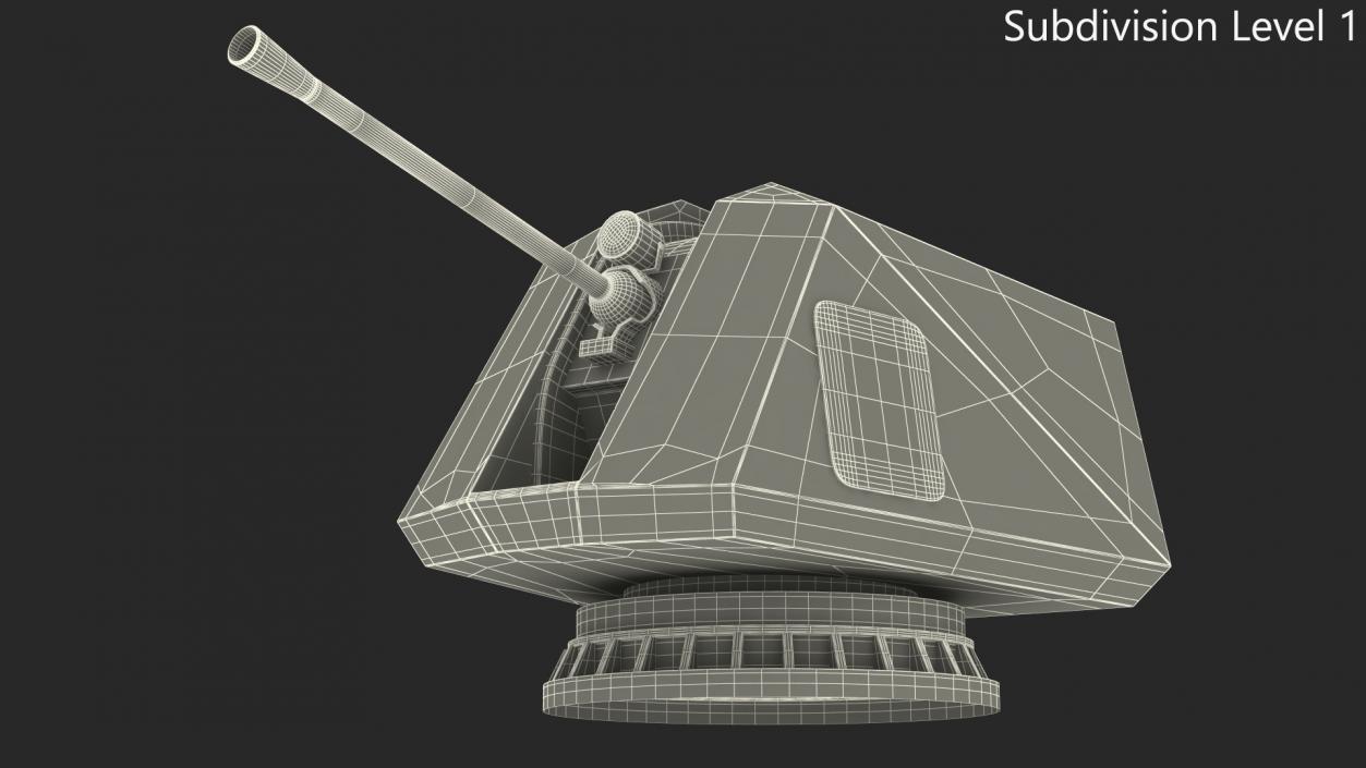 3D Turret Gun Station model