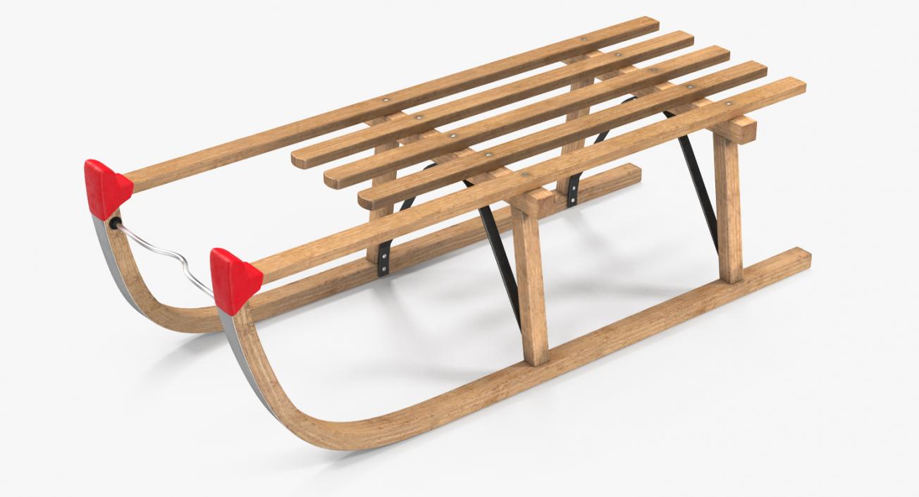 3D Wooden Sled