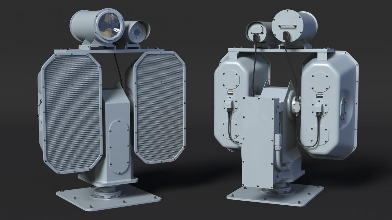 Acoustic System Sending Alarms LRAD 950RXL 3D