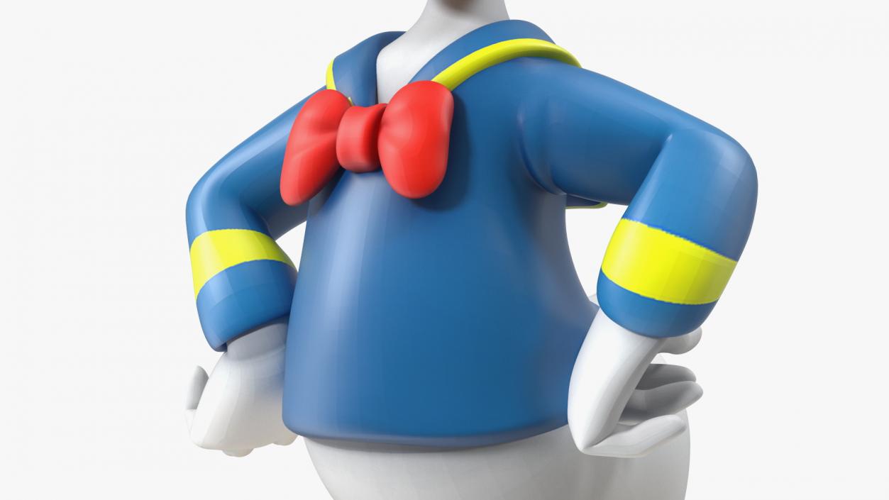 3D Standing Donald Duck Character(1) model