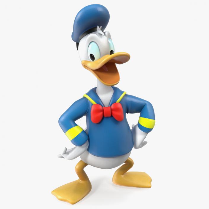 3D Standing Donald Duck Character(1) model