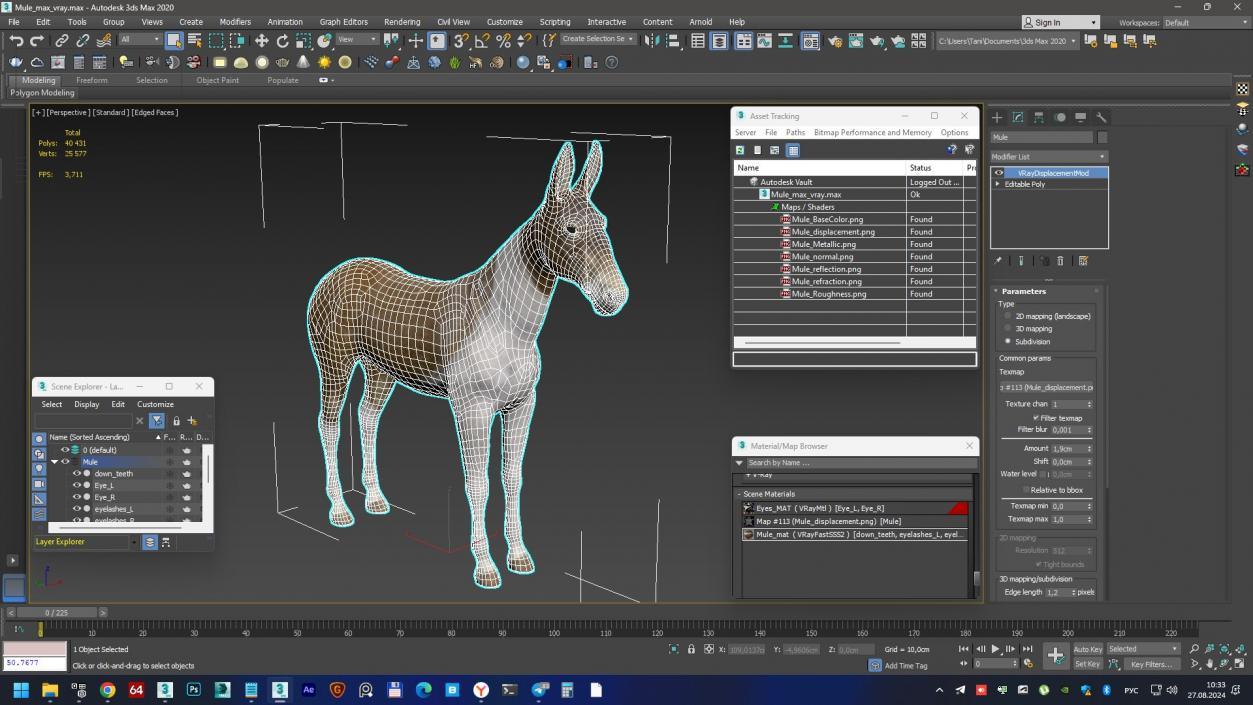 3D model Mule