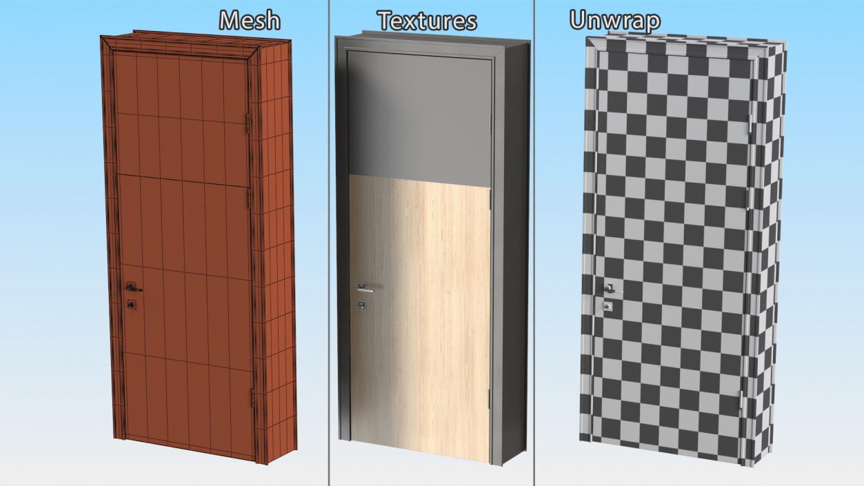 Classroom Door 3D model