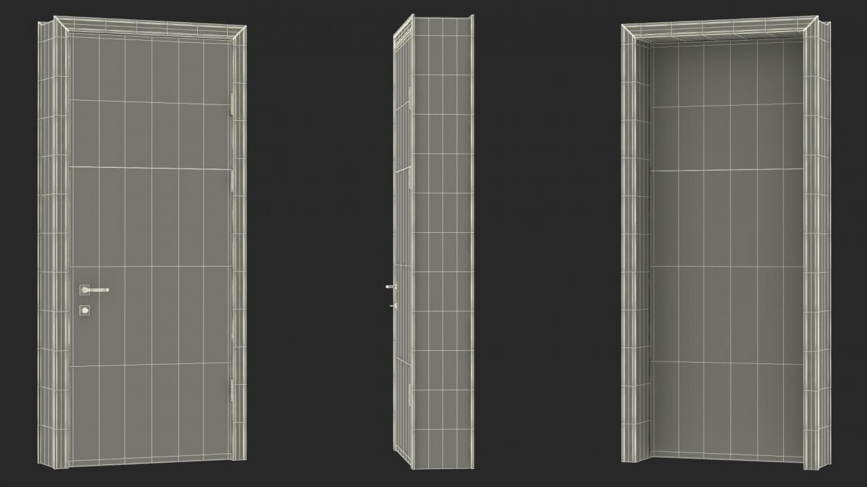 Classroom Door 3D model