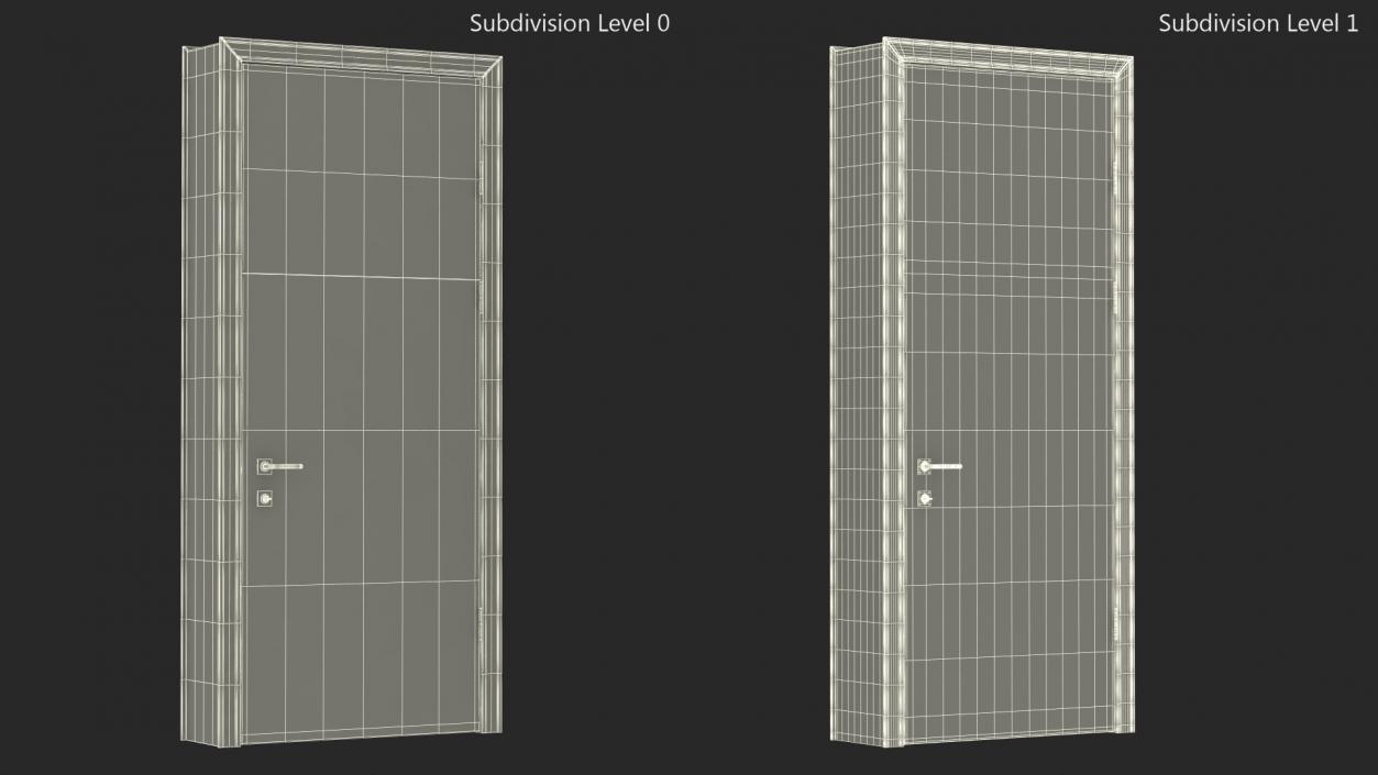 Classroom Door 3D model