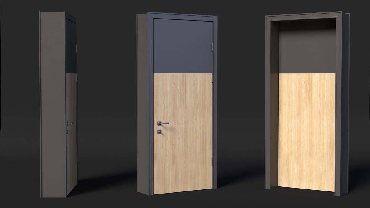 Classroom Door 3D model