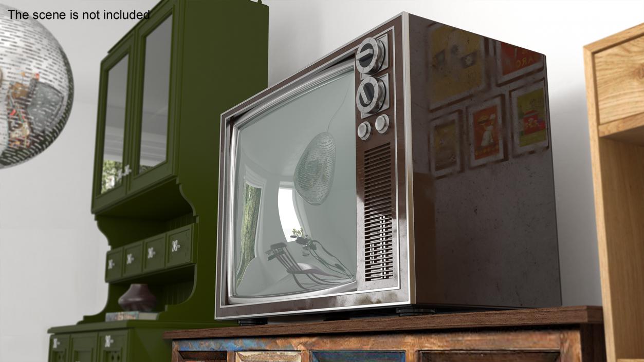 3D model Vintage TV