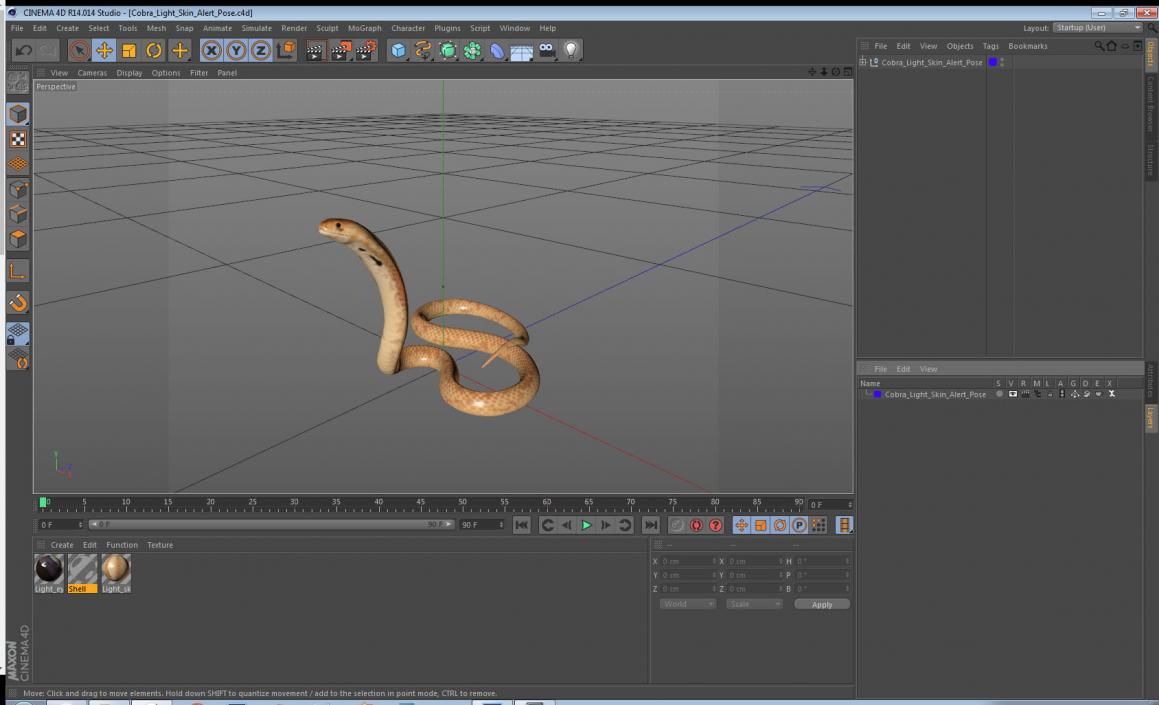 Cobra Light Skin Alert Pose 3D