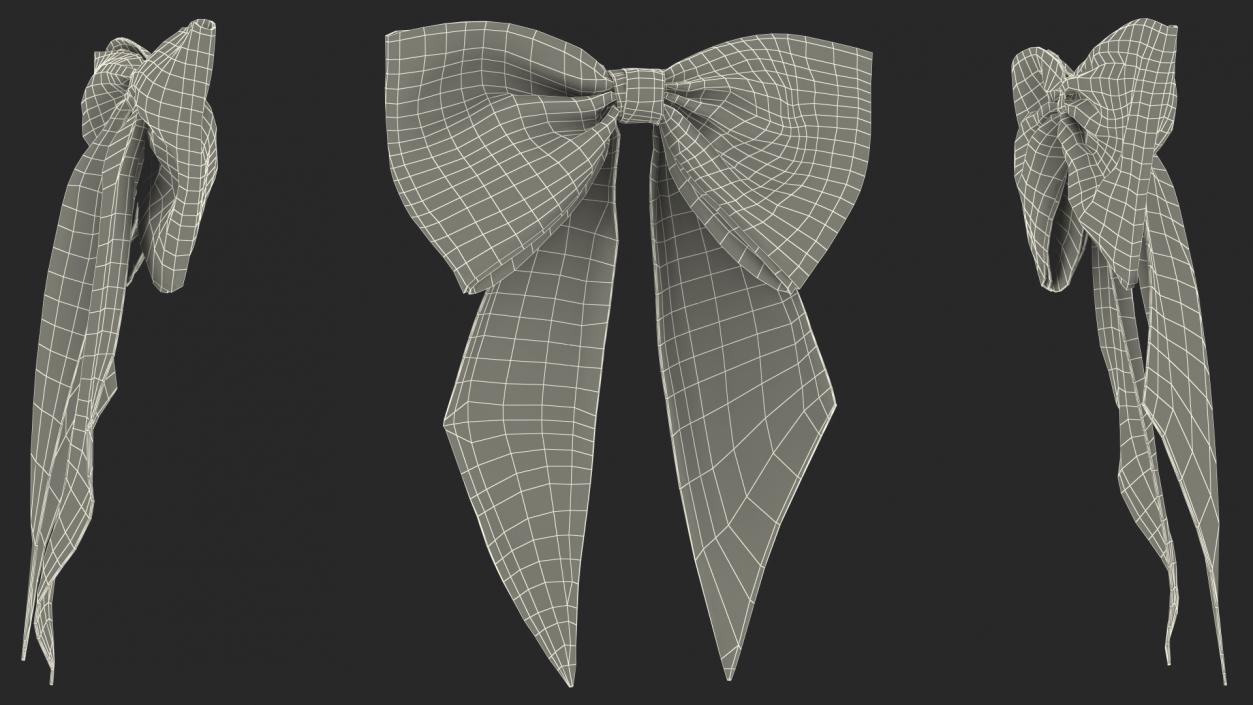 3D Vogue Bow Red model