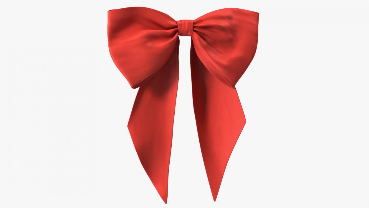 3D Vogue Bow Red model