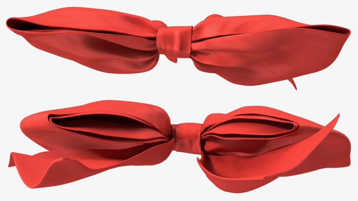 3D Vogue Bow Red model