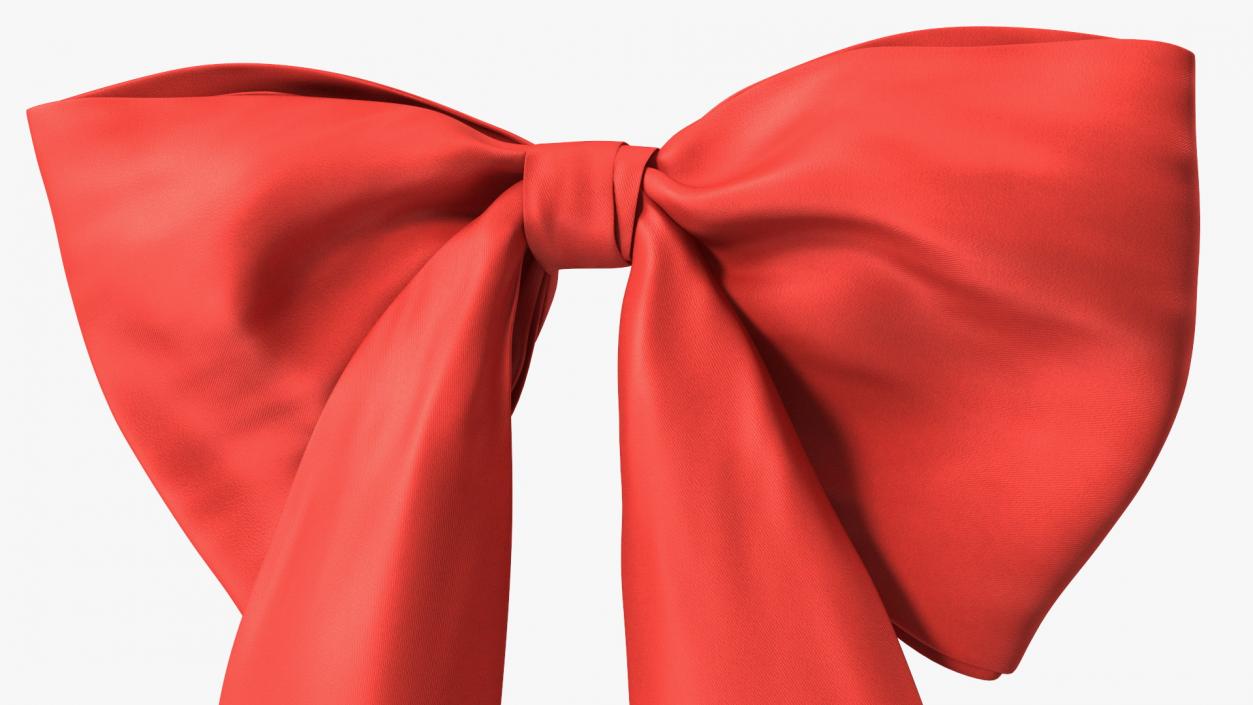 3D Vogue Bow Red model