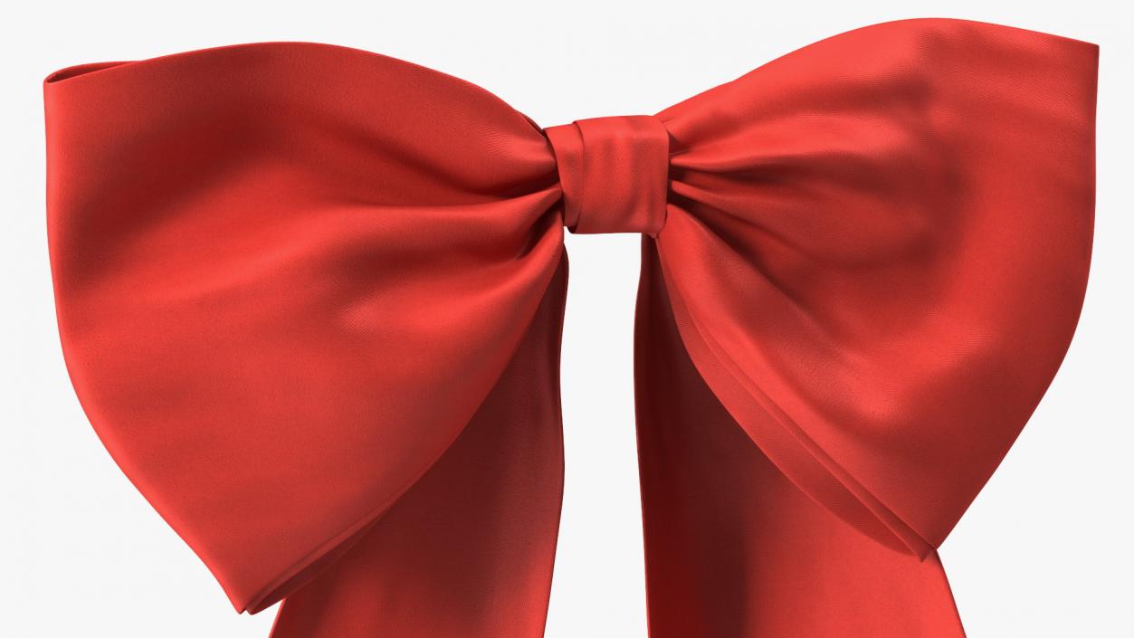 3D Vogue Bow Red model