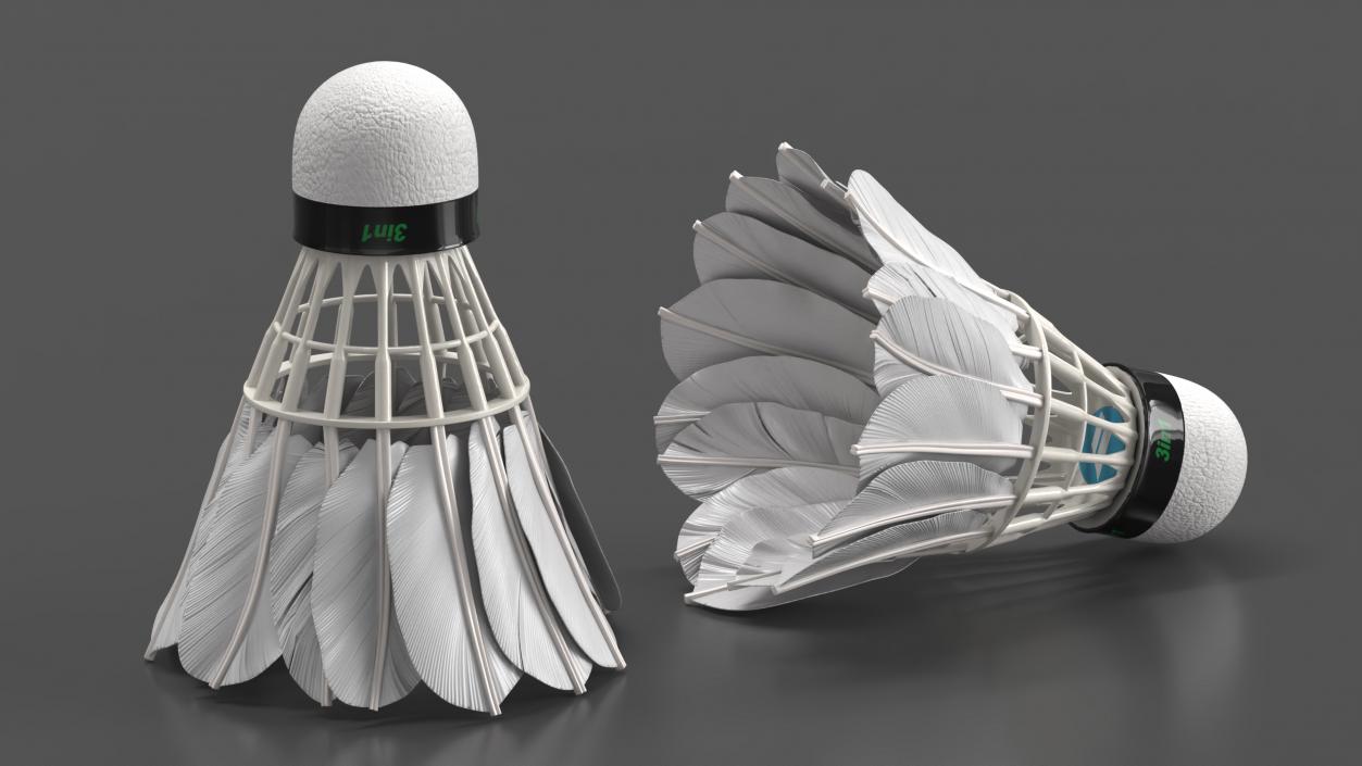 3D Badminton Feather Shuttlecock New model