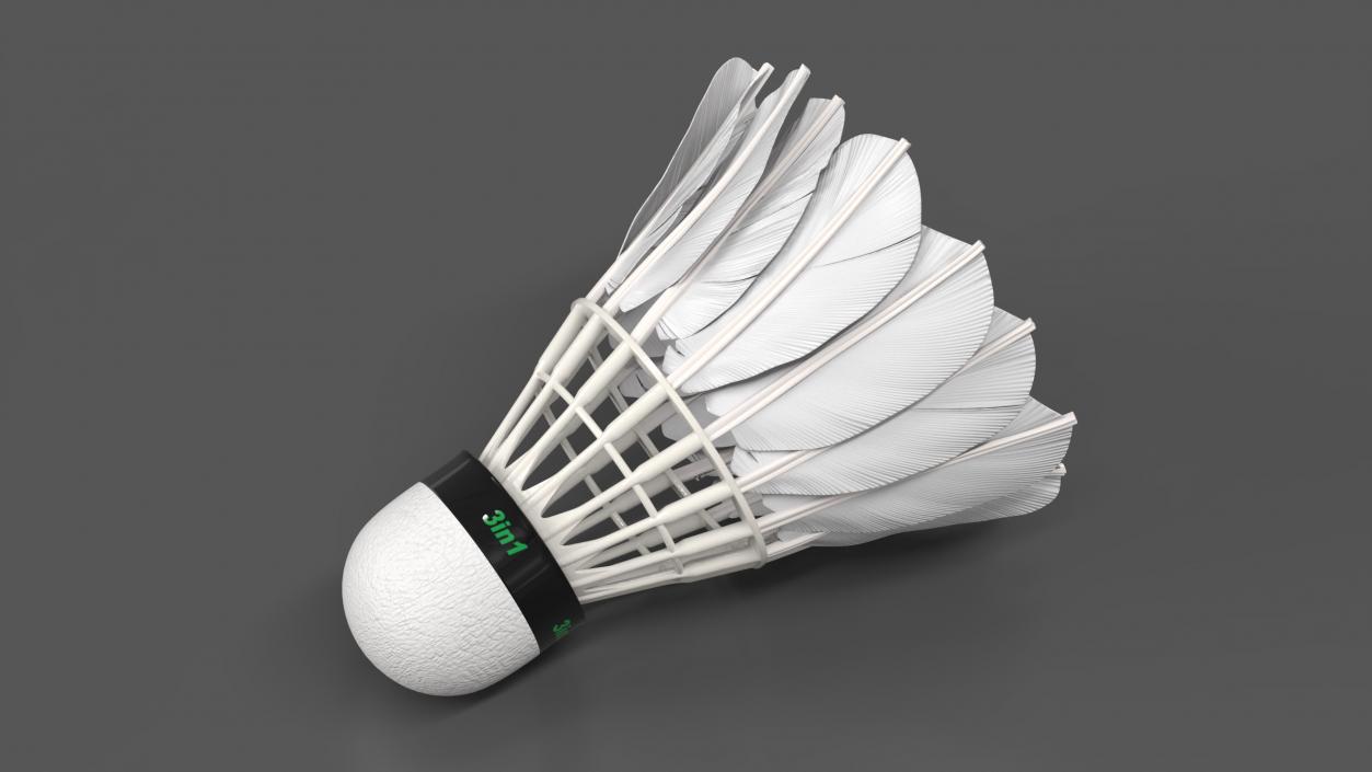 3D Badminton Feather Shuttlecock New model