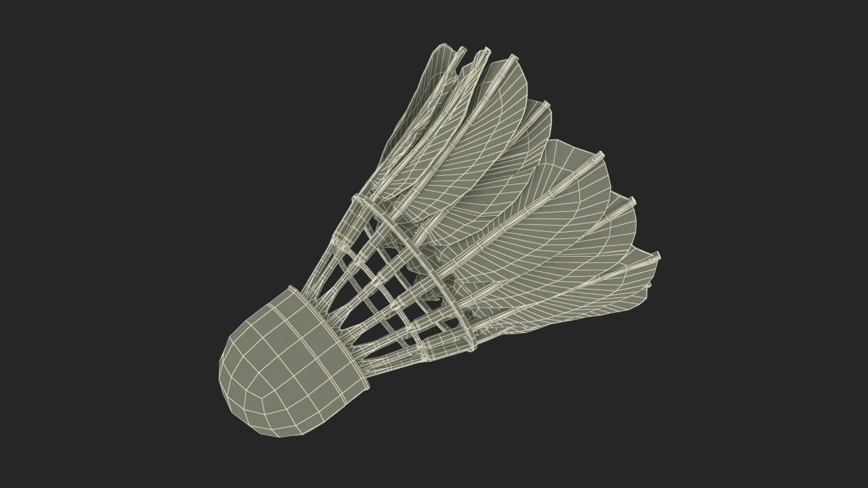 3D Badminton Feather Shuttlecock New model