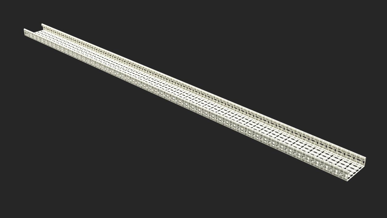 Cable Tray Straight Line 3D model