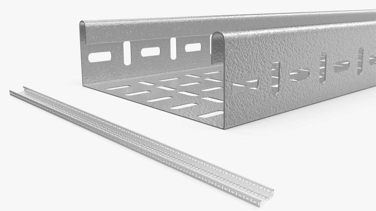 Cable Tray Straight Line 3D model