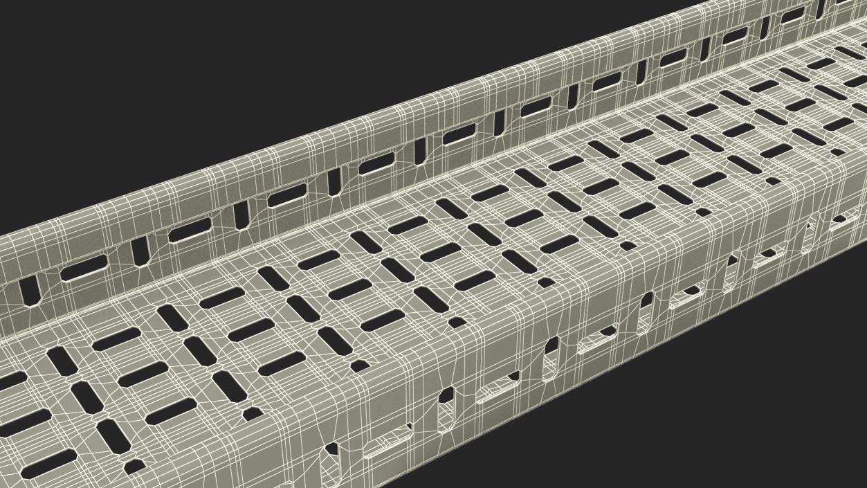 Cable Tray Straight Line 3D model