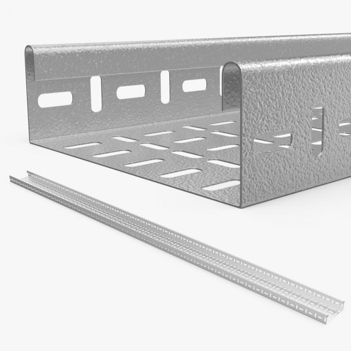 Cable Tray Straight Line 3D model