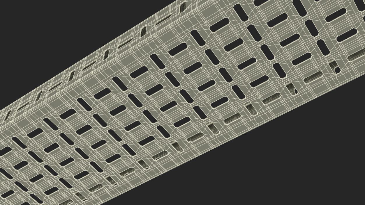 Cable Tray Straight Line 3D model