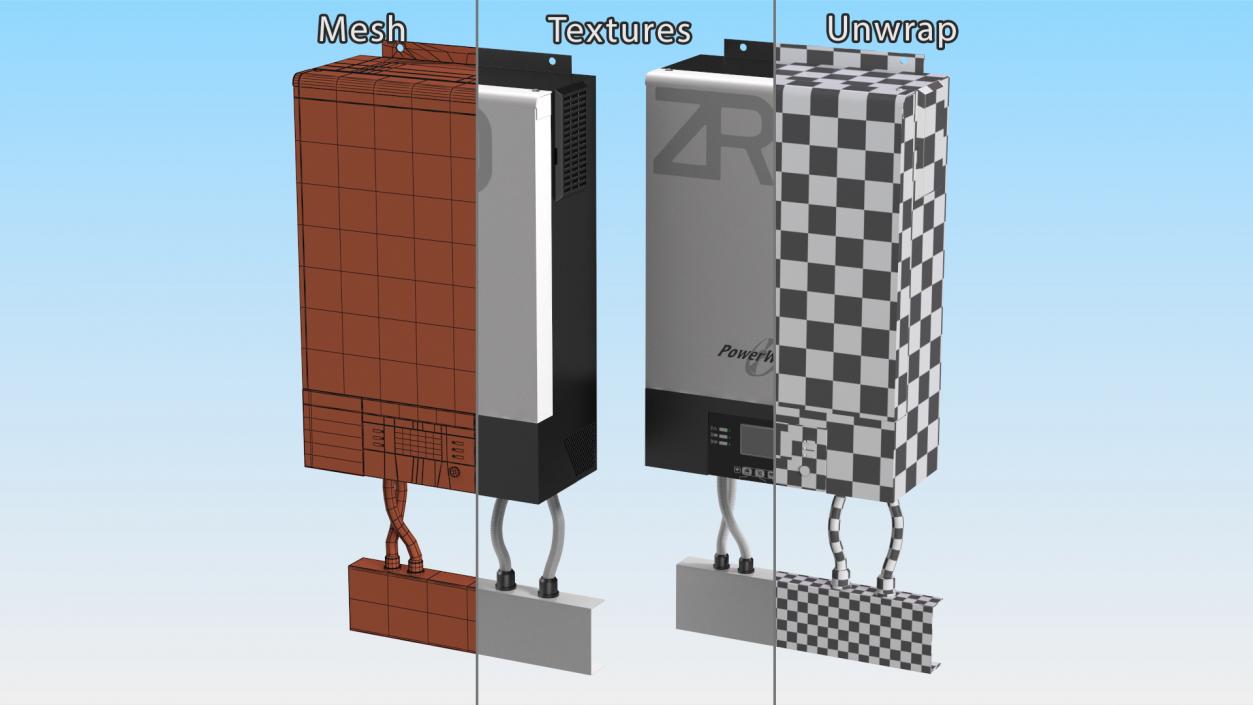 3D Solar Inverter 5000 ZRO model