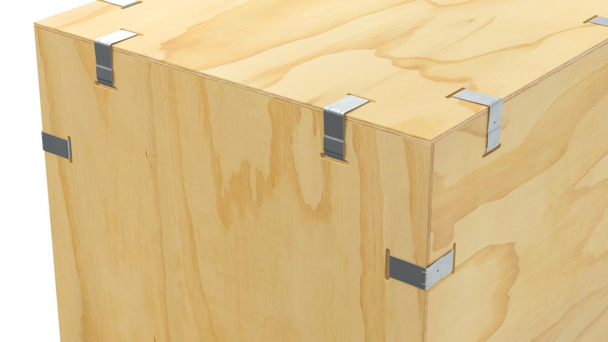 3D Heavy Duty Wood Crate