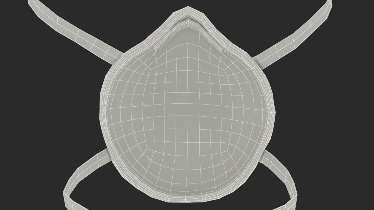 N95 Class Face Mask 3D model