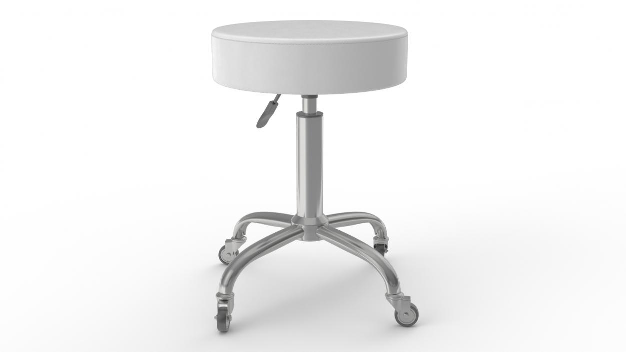 3D model Rolling Medical Spa Stool