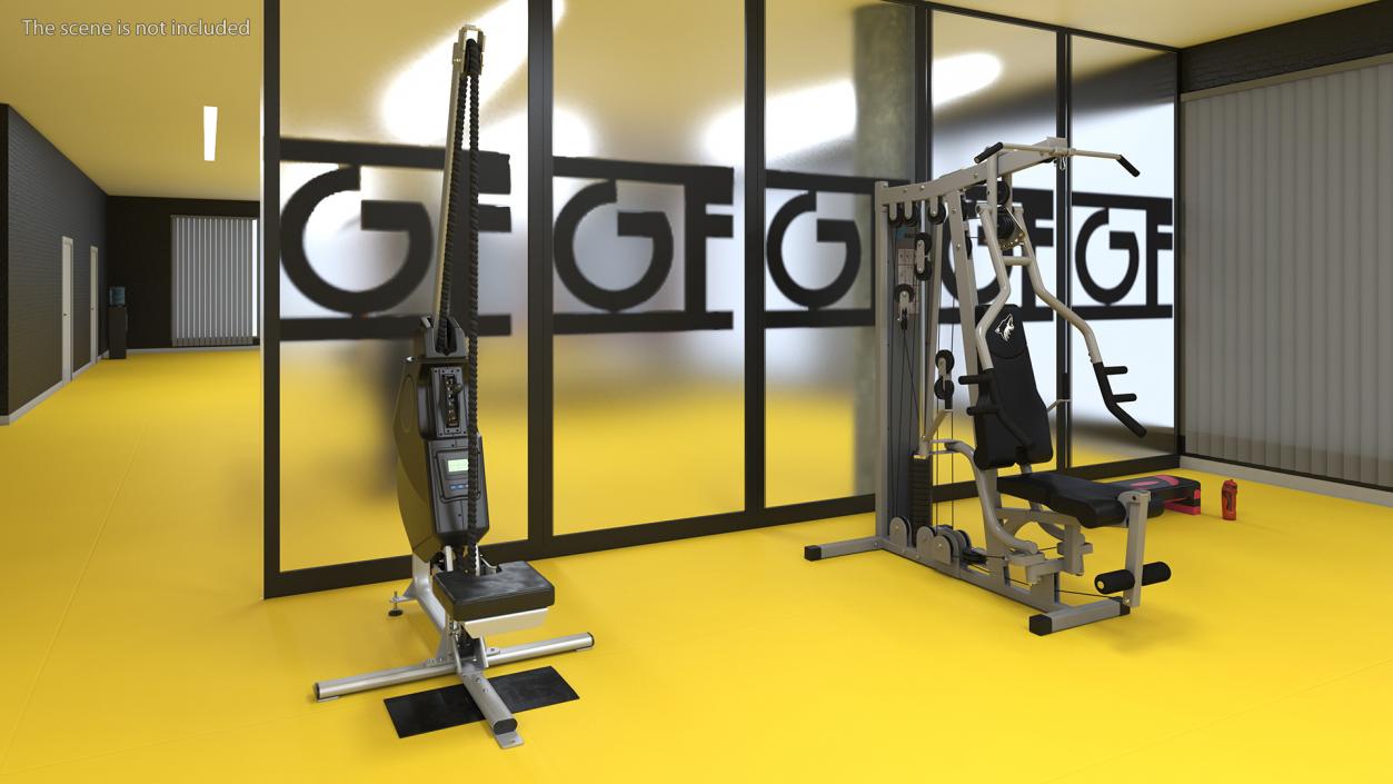 Workout Machines Collection 3 3D model