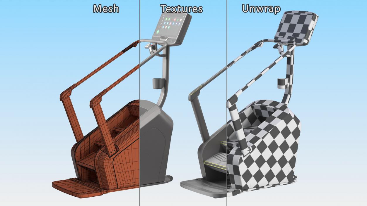 Workout Machines Collection 3 3D model