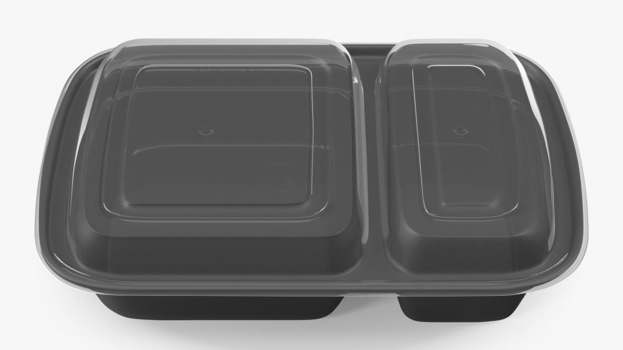 3D Plastic Food Containers with Clear Lid Collection 2