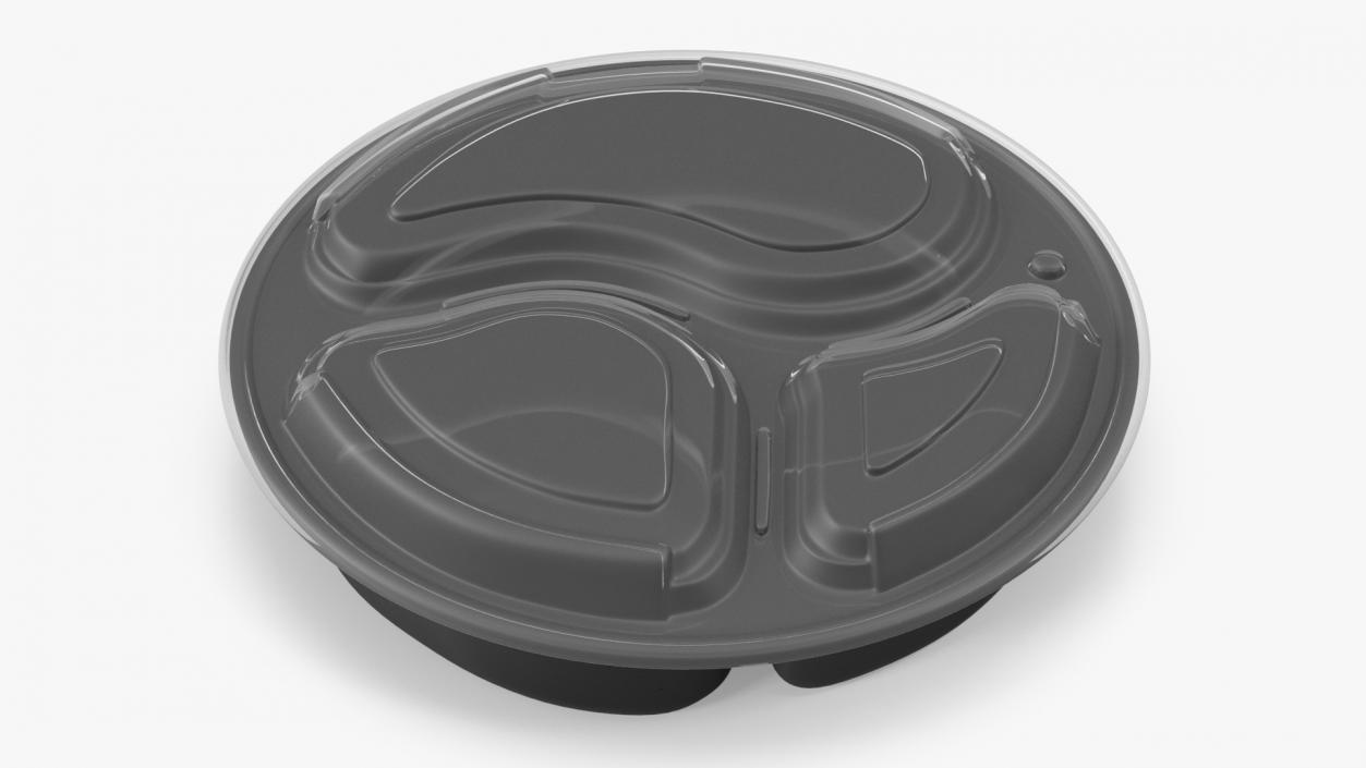 3D Plastic Food Containers with Clear Lid Collection 2