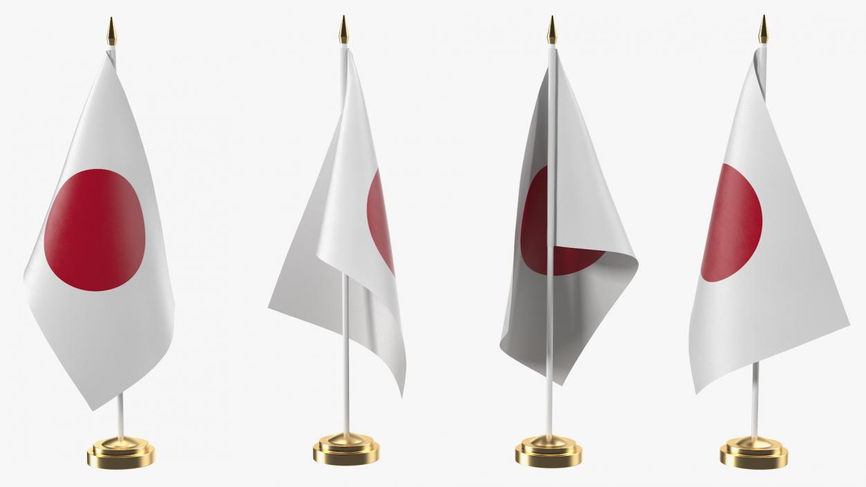 3D Table Flag Japan