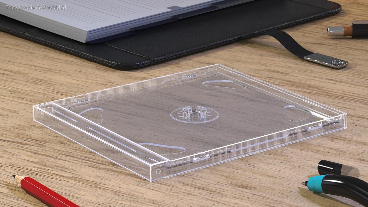 3D Clear Double CD Jewel Case