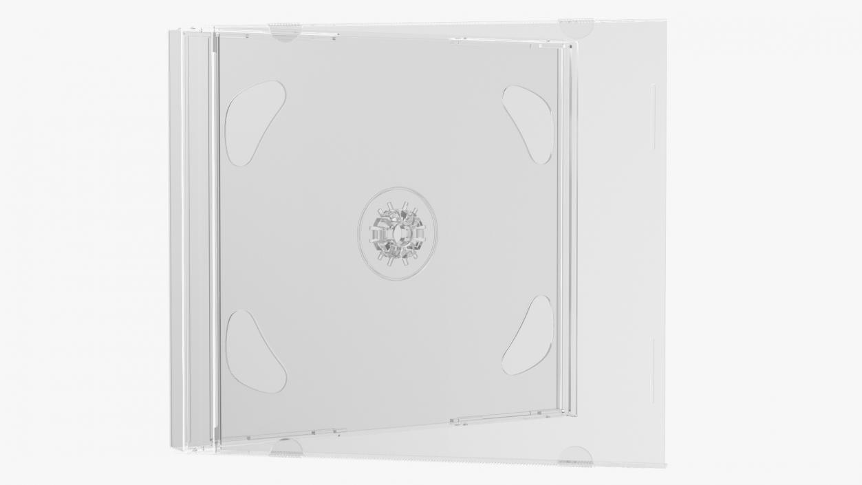 3D Clear Double CD Jewel Case