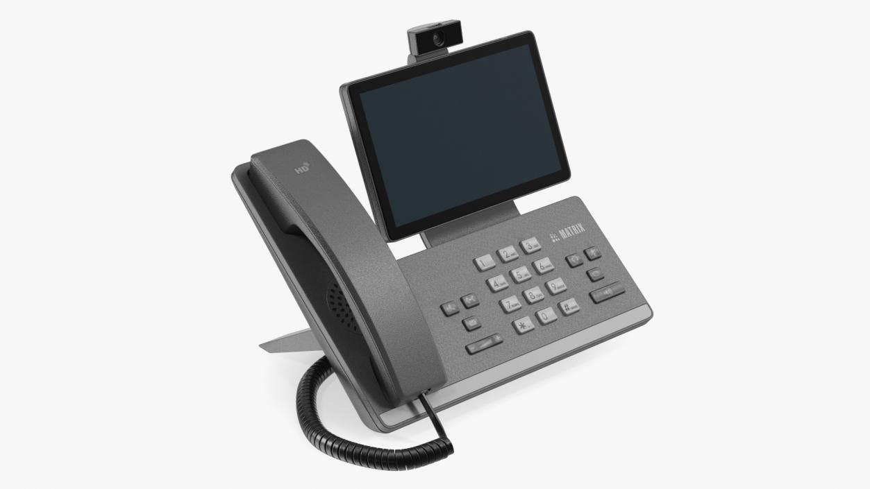 Smart Video IP Phone Matrix Grey 3D