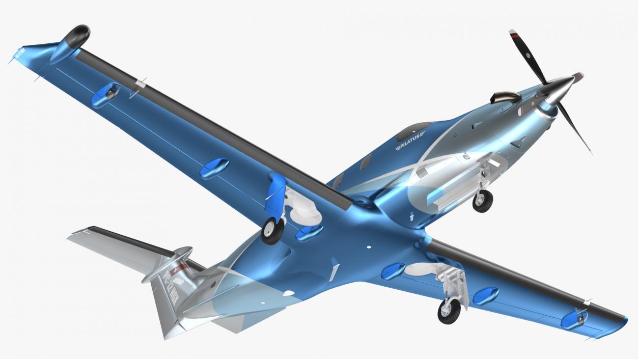 3D Pilatus PC12 NGX Business Plane