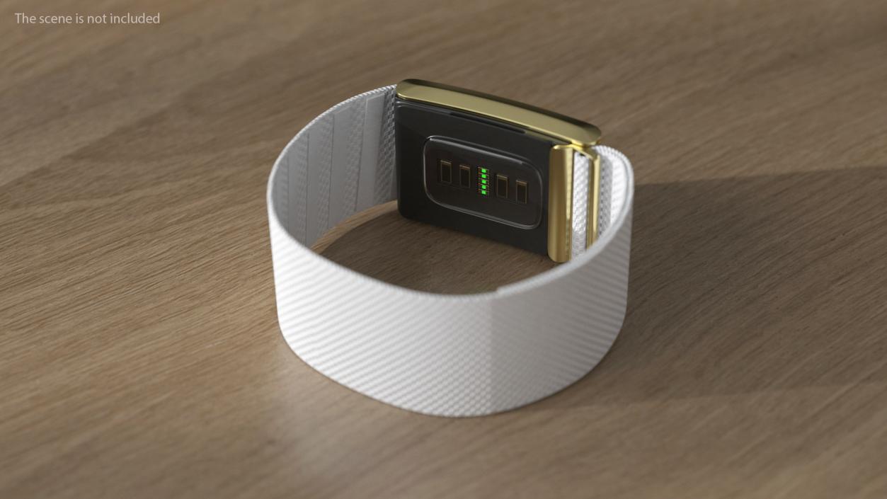 Whoop 4 Fitness Tracker White 3D model