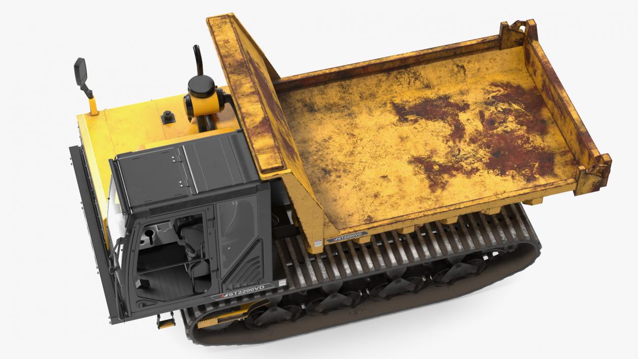 Morooka Dumper Dirty Rigged 3D