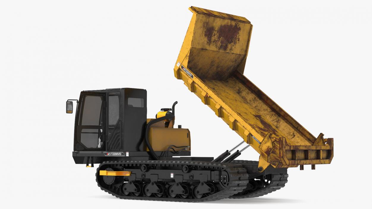 Morooka Dumper Dirty Rigged 3D