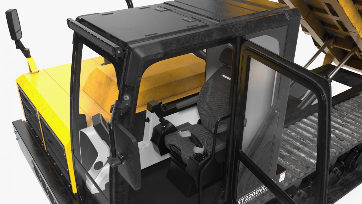 Morooka Dumper Dirty Rigged 3D