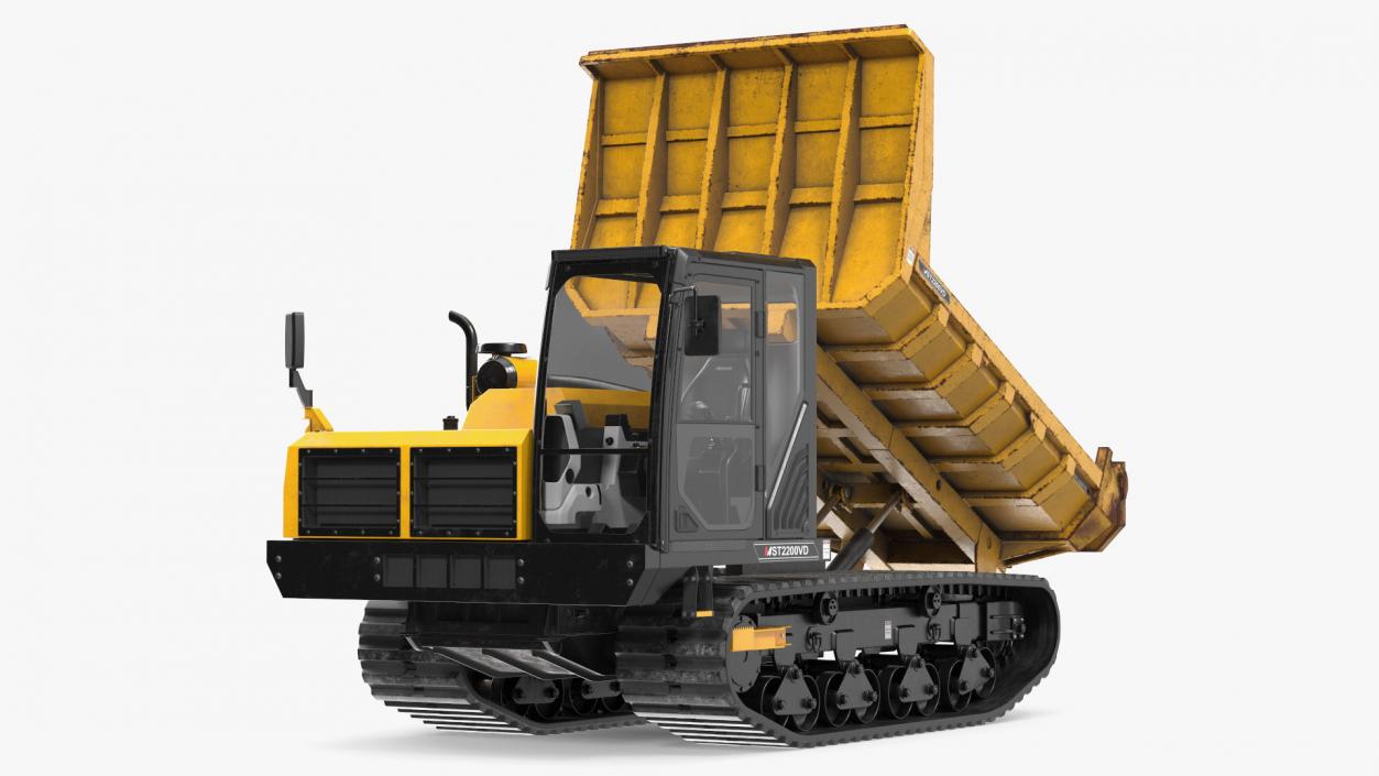 Morooka Dumper Dirty Rigged 3D