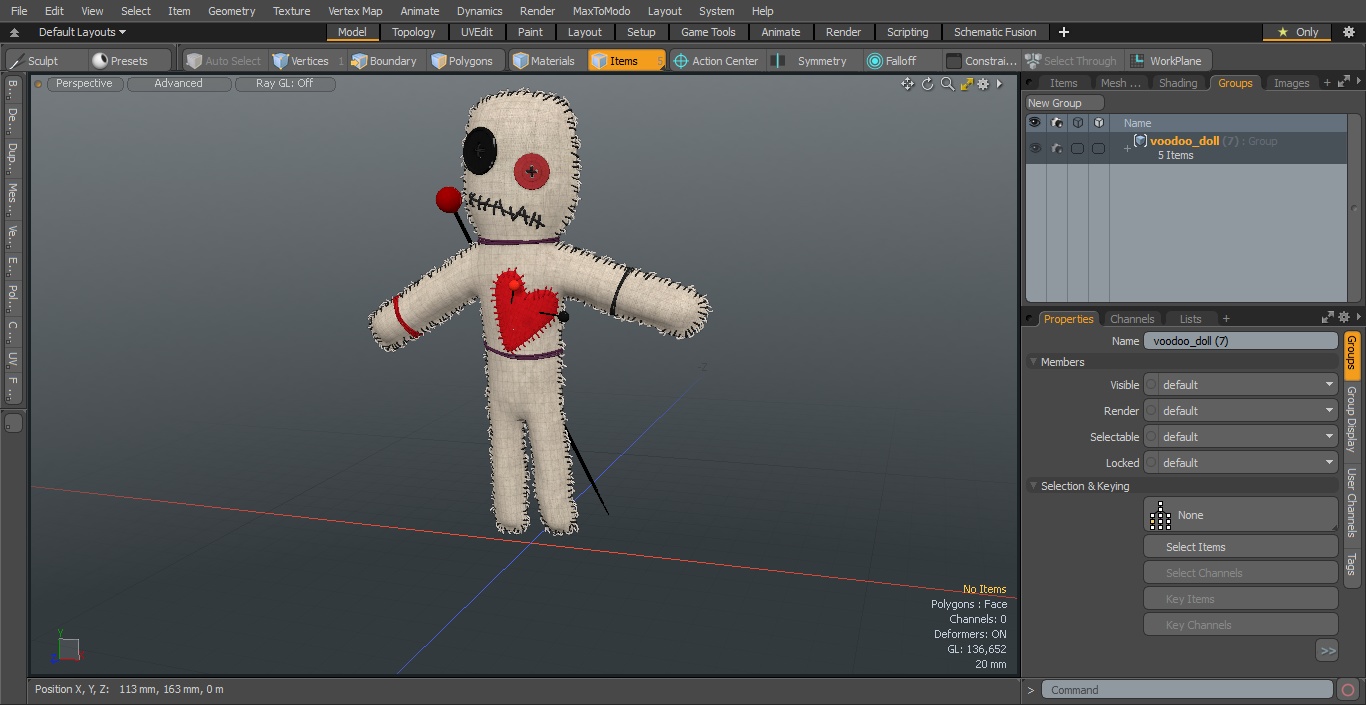 3D Voodoo Doll