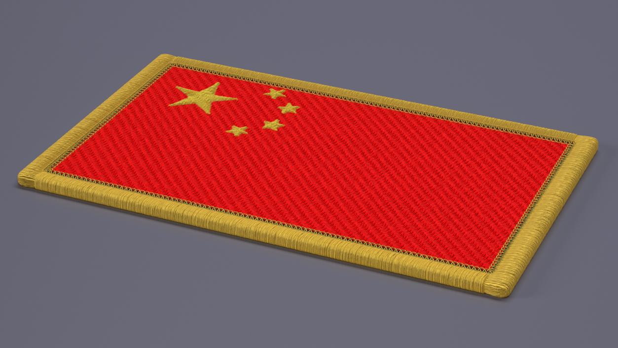 Flag Military Patches Collection 2 3D model